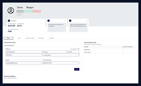Powerful Donor <span class="text-[#ff0035]">Profiles</span>